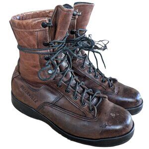 Belleville Brown Leather Steel Toe Men's Military Issue Combat Boots - Size 9 W